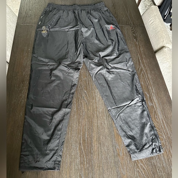 OVO Nike Black Joggers with Gold and Red Accents NWT - Picture 1 of 14